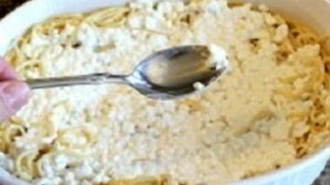 запеканка из спагетти