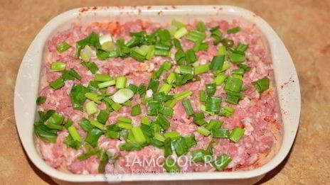 запеканка из тертого картофеля с фаршем в духовке