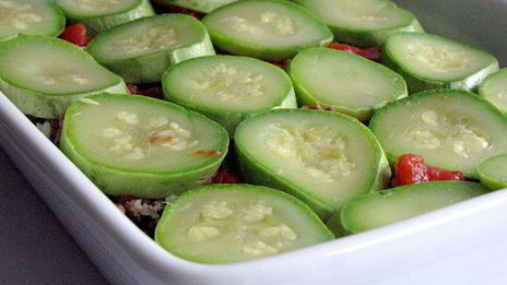 запеканка из цукини с рубленным мясом