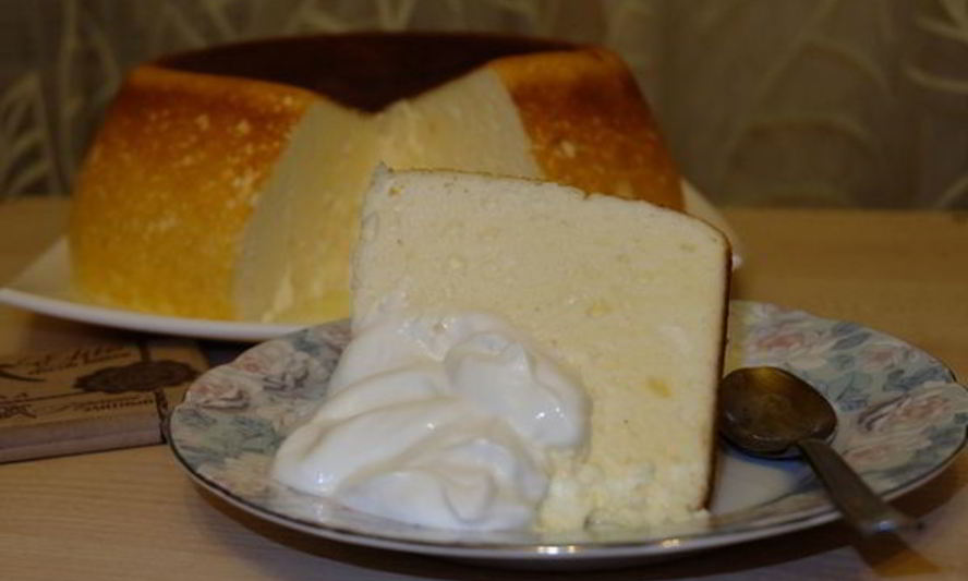 Рецепт запеканки из творога без муки в мультиварке