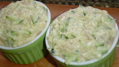 запеканка кабачково-творожная с курятиной