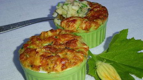 запеканка кабачково-творожная с курятиной