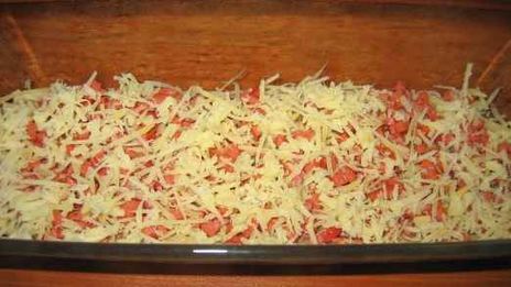 запеканка макаронная с колбасой