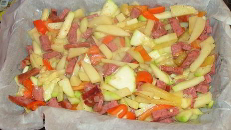 запеканка мозаика