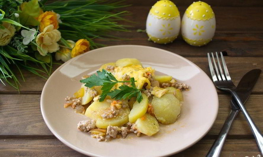 Рецепт запеканки мясной сытной