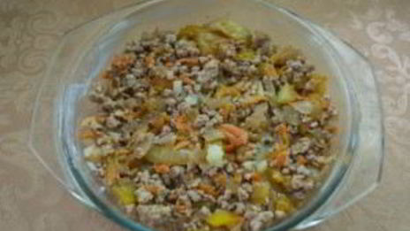 запеканка мясная сытная