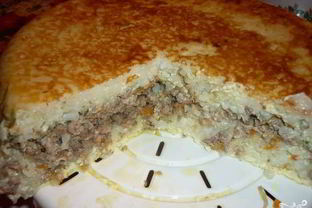 Запеканка рисовая с фаршем