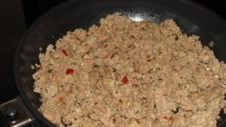 запеканка рисовая с фаршем