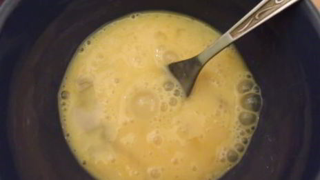 запеканка с беконом на сковороде