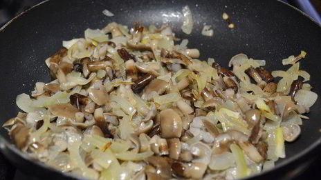 запеканка с картофелем и лесными грибами