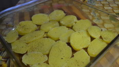 запеканка с картофелем и лесными грибами