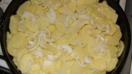 запеканка с картошкой и курицей