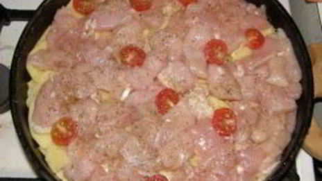 запеканка с картошкой и курицей