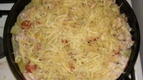 запеканка с картошкой и курицей