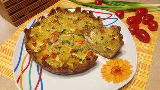 Запеканка с корюшкой