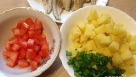 запеканка с корюшкой