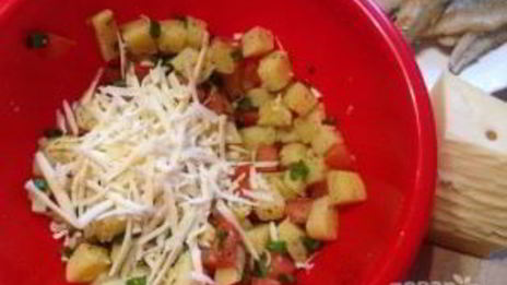 запеканка с корюшкой