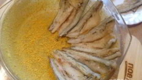 запеканка с корюшкой