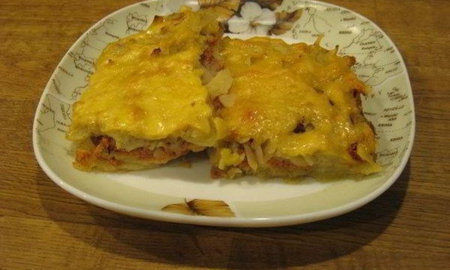 Рецепт запеканки с мясом и помидорами