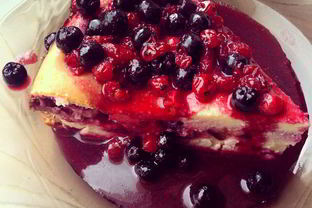 Запеканка с ягодами