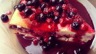 Запеканка с ягодами