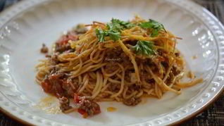 Запеканка со спагетти