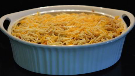 запеканка со спагетти