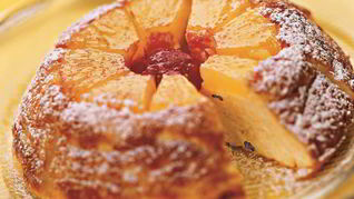 Запеканка творожная с ананасом