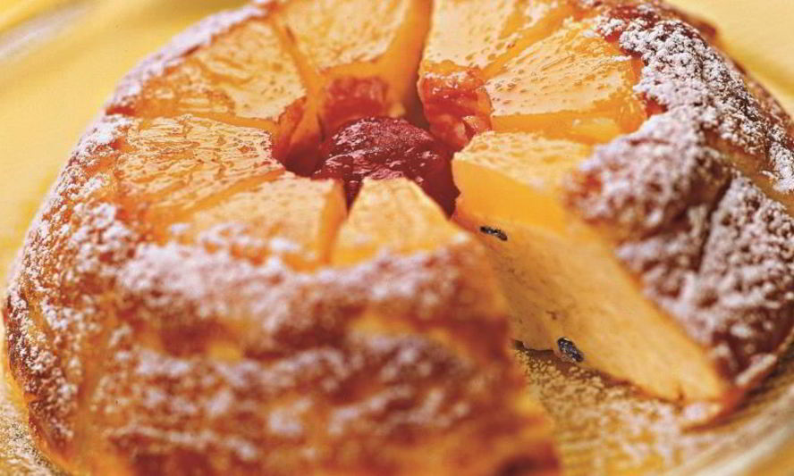 Рецепт запеканки творожной с ананасом