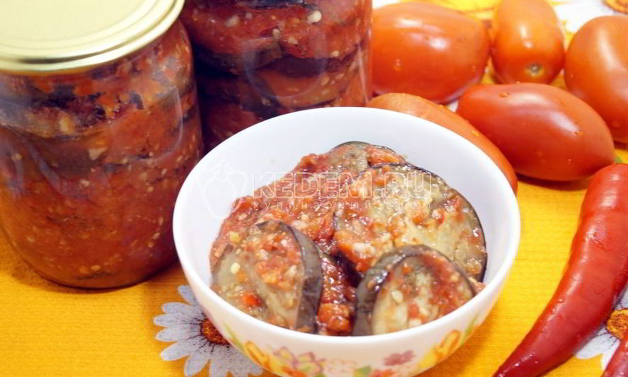 Рецепт баклажанов огонек на зиму