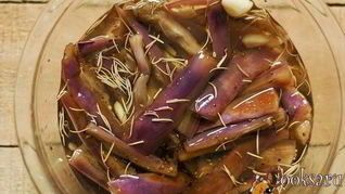 Баклажаны по-корейски в уксусе на зиму