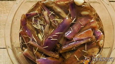 баклажаны по-корейски в уксусе на зиму