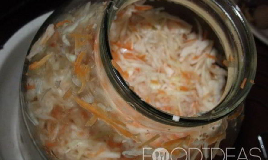 Рецепт быстрой квашеной капусты