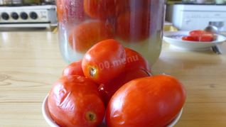 Быстрые квашеные помидоры