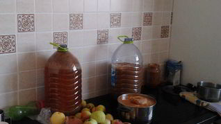 Домашний яблочный сок на зиму