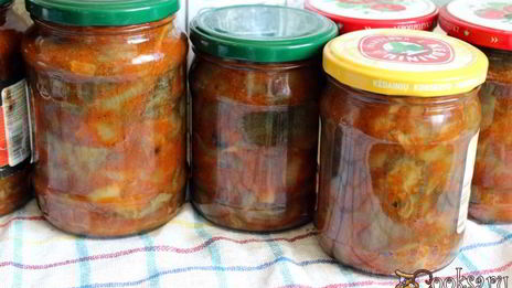 грибы в томатном соусе на зиму