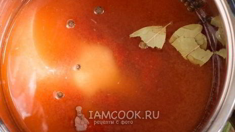 кабачки с кетчупом на зиму