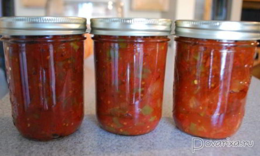 Рецепт кабачков в томате на зиму