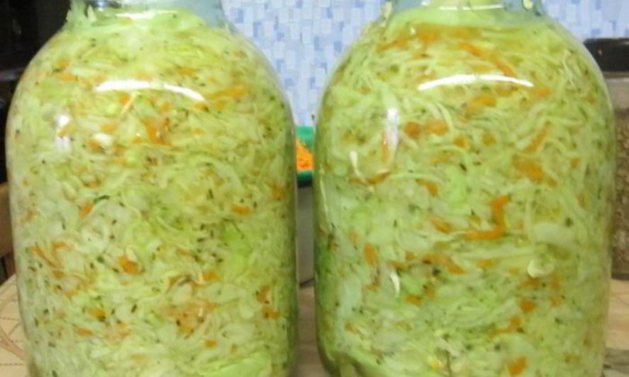 Рецепт капусты соленной на зиму