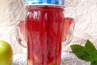 Душистый компот с мятой