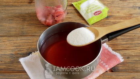 клубничный компот с лимонной кислотой на зиму