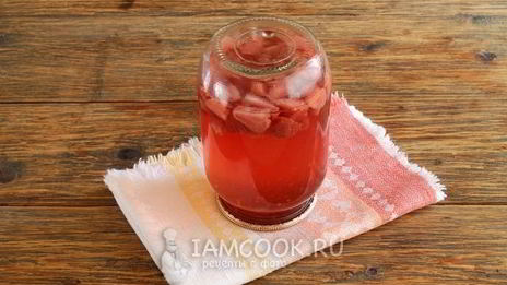 клубничный компот с лимонной кислотой на зиму