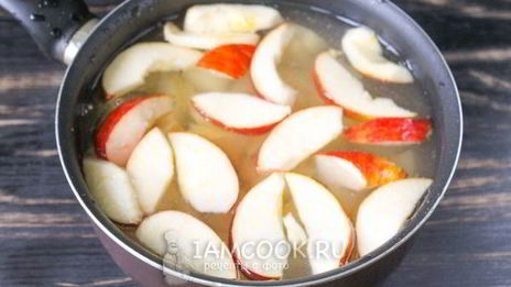 компот из айвы и яблок на зиму