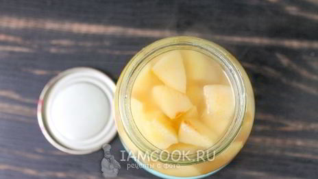 компот из айвы и яблок на зиму
