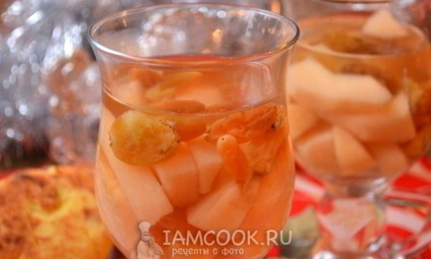 Рецепт компота из айвы