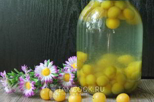 Компот из алычи на зиму