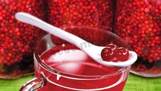 Компот из брусники на зиму