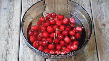 компот из черешни без косточек на зиму