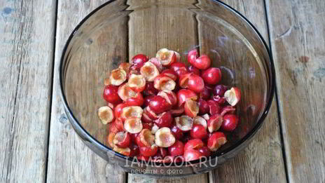 компот из черешни без косточек на зиму