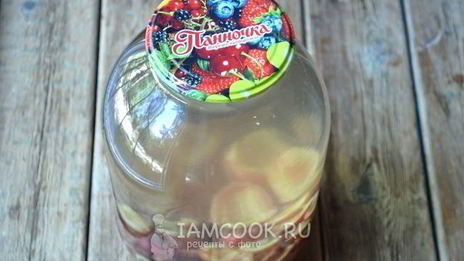 компот из черешни без косточек на зиму